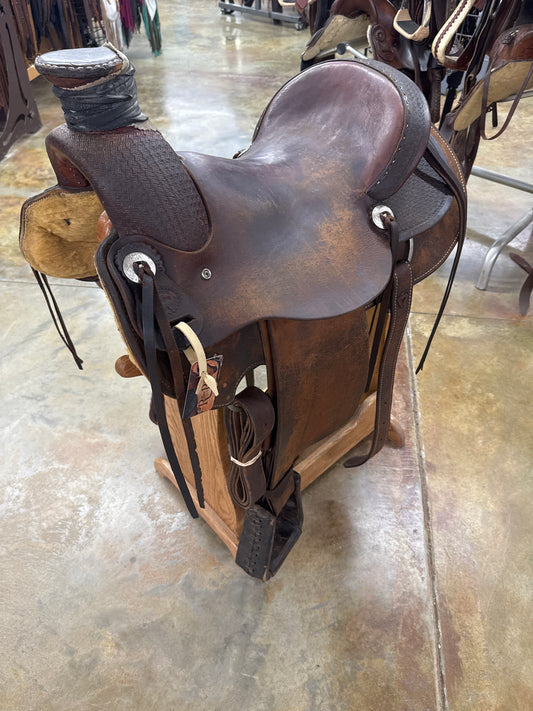 Used Billy Cook Saddlery Wade Saddle, 16" Seat