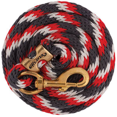Weaver Poly Lead Rope w/a Solid Brass 225 Snap