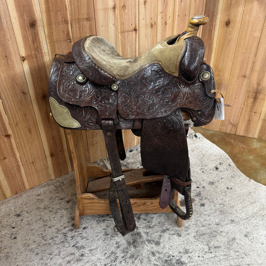 Used Billy Cook "Amy Gamblin" Saddle, 15" Seat