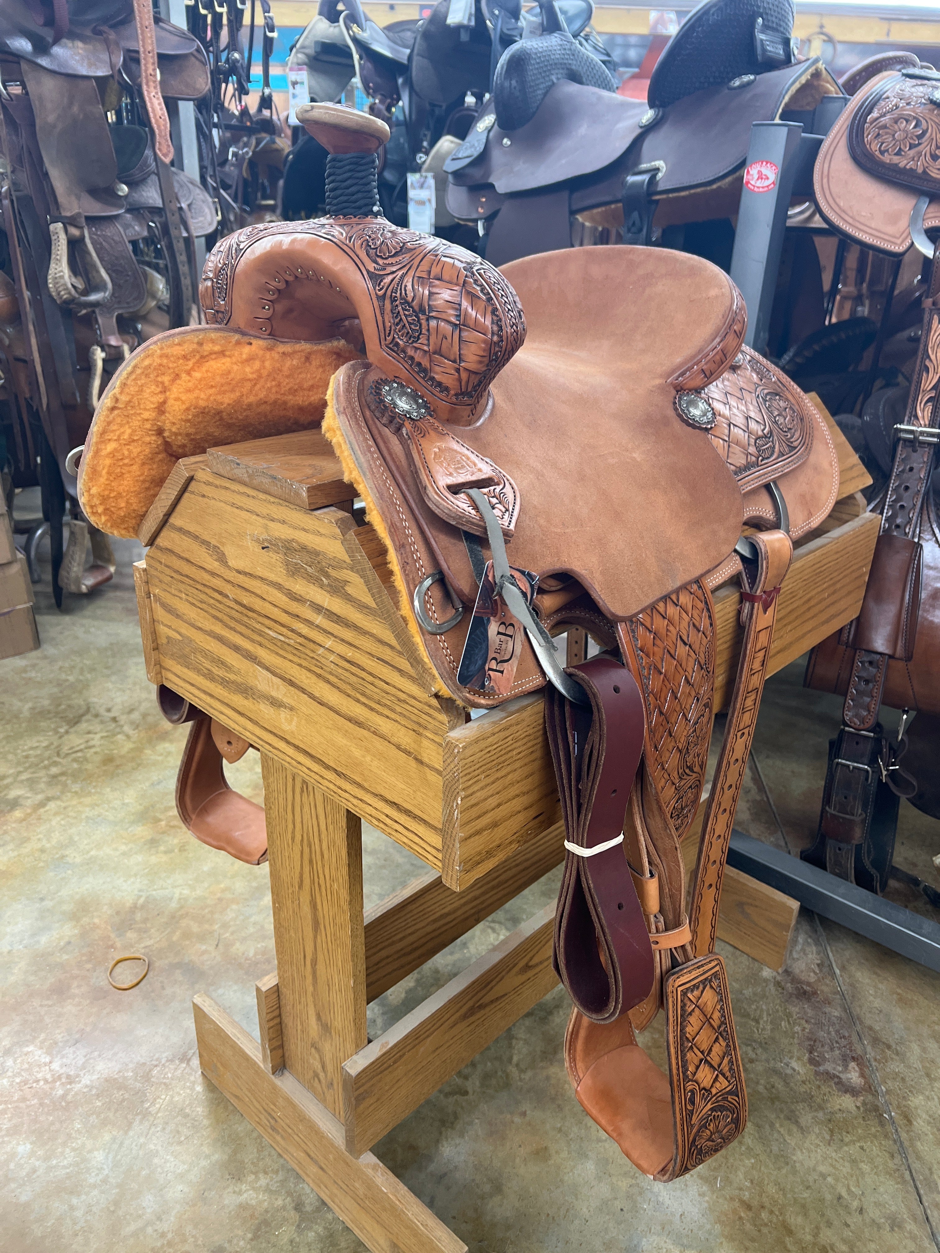 R Bar B Summit Series Roper Saddle, 15