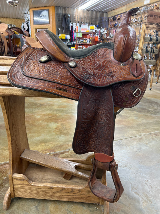 Used Simco Youth Saddle, 13" Seat
