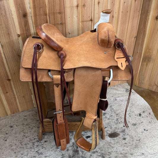 R Bar B Workhorse Roper Saddle, 14.5" Seat