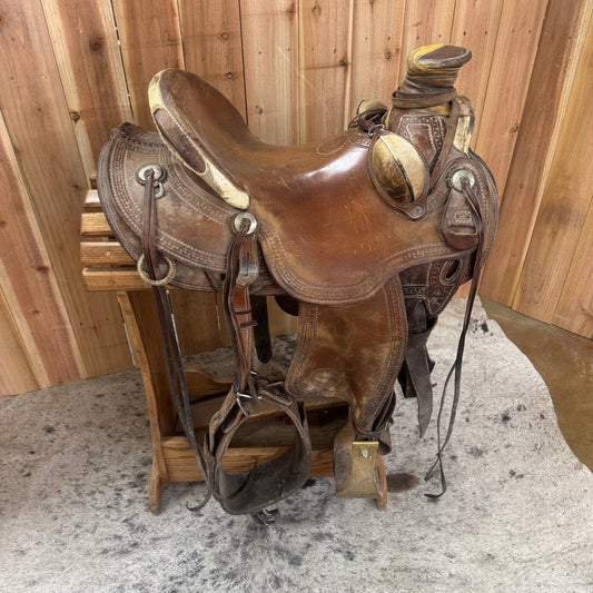 Used Matt Hunn Wade Saddle, 15.5" Seat