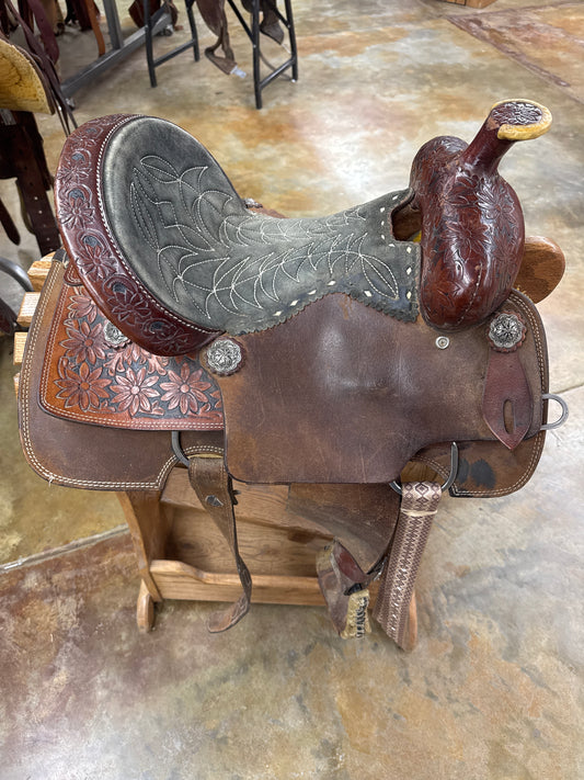 Used Wild O West Youth Barrel/Trail Saddle, 13" Seat