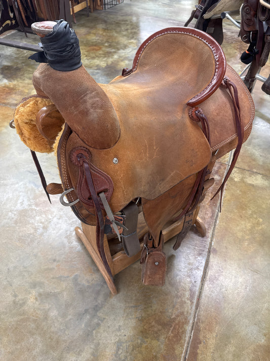 Used Corriente Rancher Saddle, 15" Seat