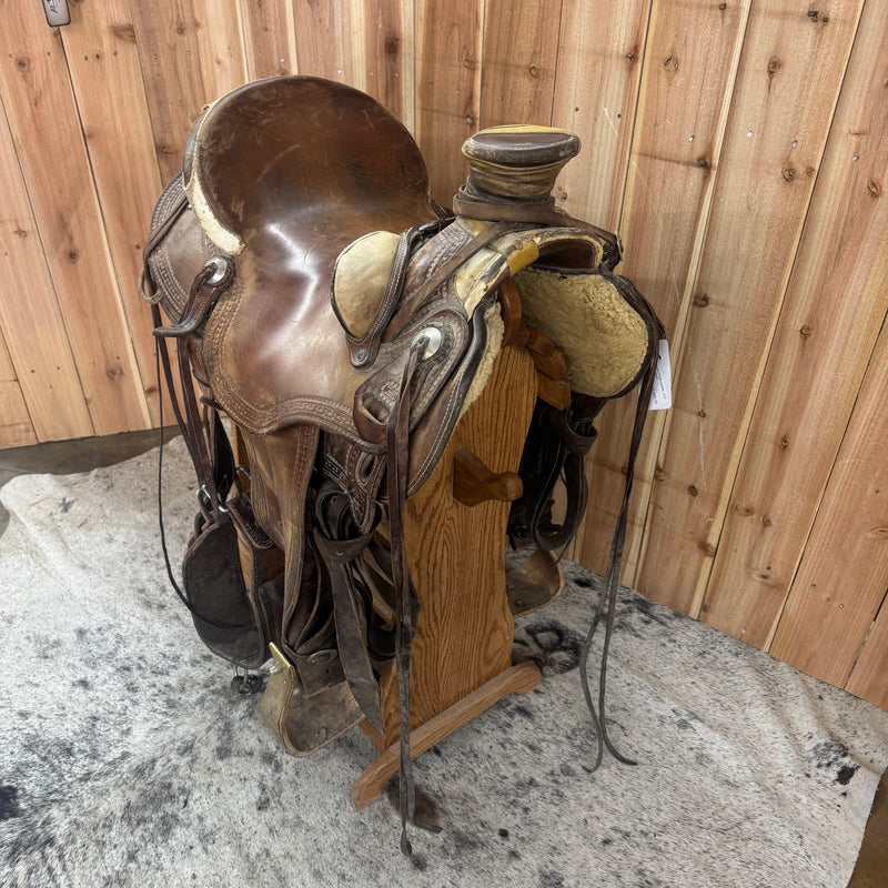 Used Matt Hunn Wade Saddle, 15.5" Seat