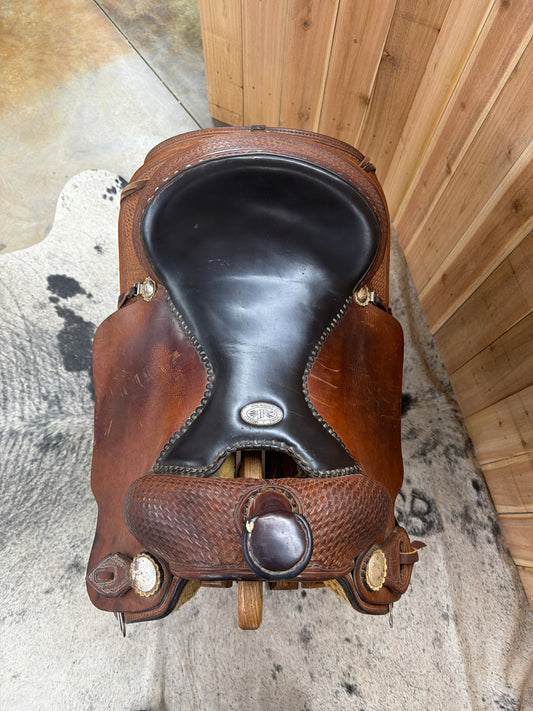 Double J Pleasure/Trail Saddle, 16" Seat