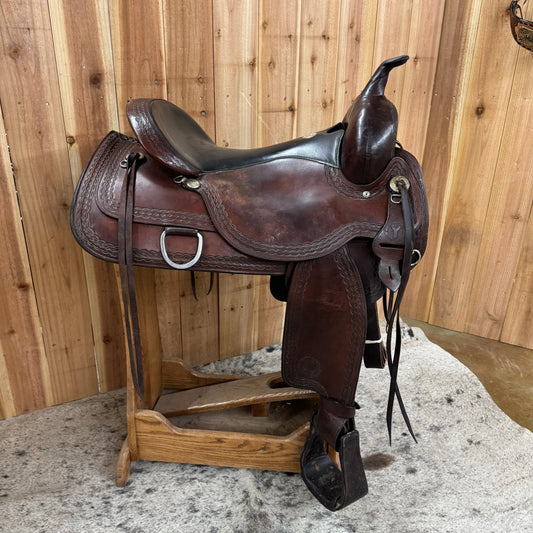 Used Circle Y Flex Lite Trail Saddle, 17" Seat