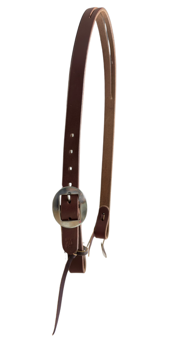 R Bar B 1" Split Ear Headstall with Tie Ends