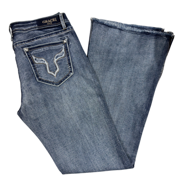 Grace in LA Women's Easy Fit Flare Jeans