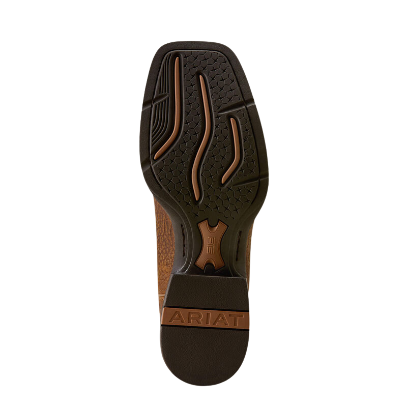 Ariat Men's Sport Sidebet Toasted Grain Wide Square Toe Cowboy Boot