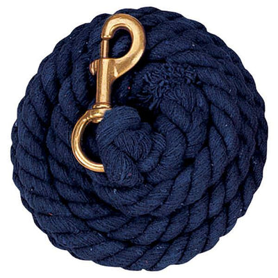 Weaver 10' Cotton Lead Rope w/Brass Platted 225 Snap