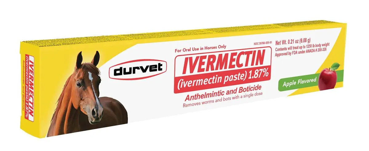 Durvet Ivermectin Paste (1.87%)-Apple Flavored