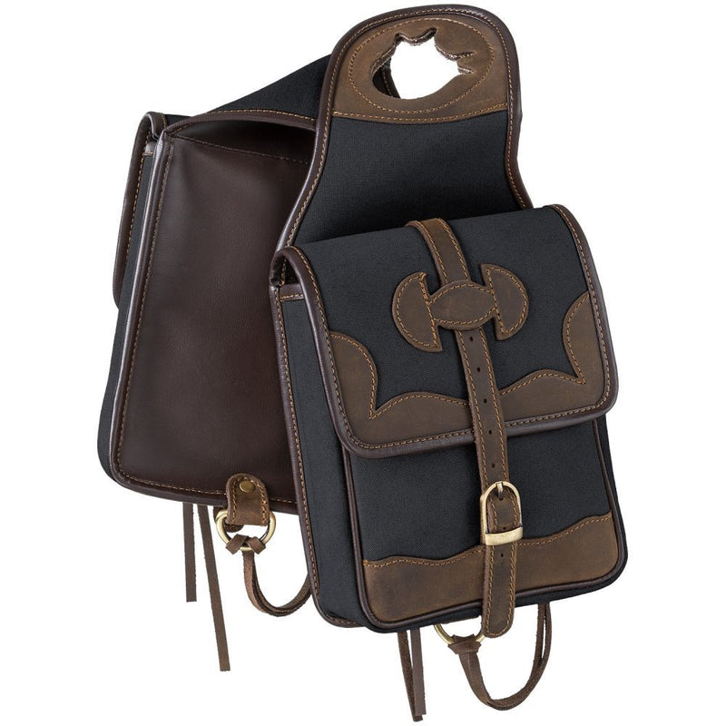 Tough1 Canvas Horn Bag w/Leather Accents