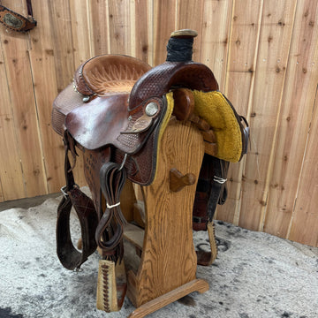 Used Billy Cook Roper Saddle, 16" Seat