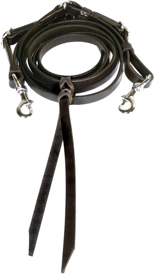 Tucker Adjustable Black Trail Rein
