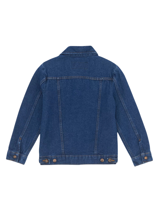Wrangler Boy's Cowboy Cut Unlined Denim Jacket-Prewashed