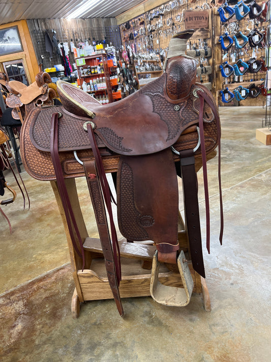 Used Billy Cook Maker Ranch Saddle, 16" Seat