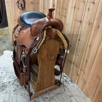 Used Circle Y Julie Goodnight Trail Saddle, 15" Seat