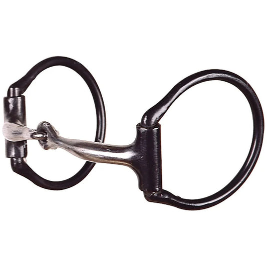 Dutton Two Piece Smooth D-Ring Snaffle Bit