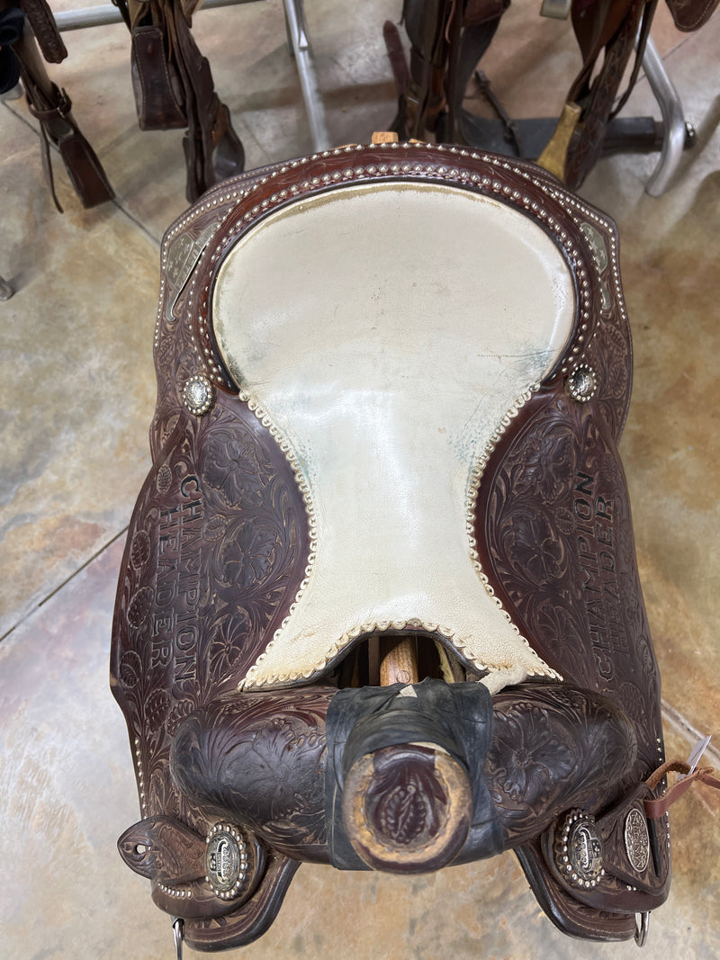 Used Martin Roper Saddle, 15" Seat