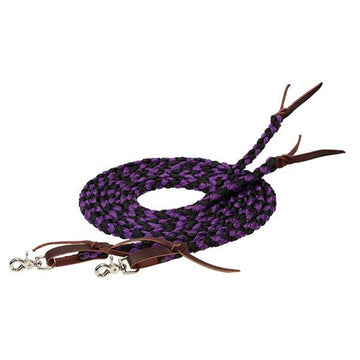 Weaver Braided Split Reins, 1/2"X8'