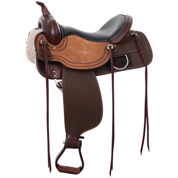 High Horse Sky Meadows Cordura Trail Saddle 15", Wide Fit