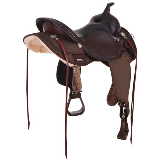 Circle Y High Horse Willow Springs Trail Saddle, 17" Seat