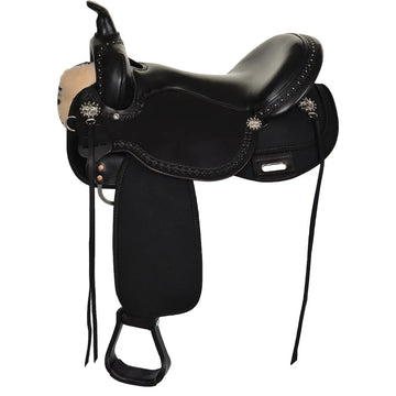 High Horse 6913 Willow Springs Cordura Trail Saddle, 16" Regular Fit