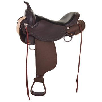 Circle Y High Horse 6914 Daisetta Cordura Trail Saddle, 15", Wide Fit