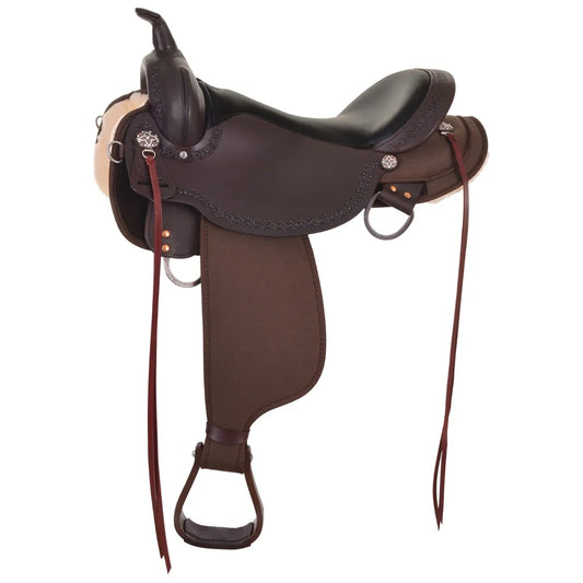 Circle Y High Horse 6914 Daisetta Cordura Trail Saddle, 15", Wide Fit
