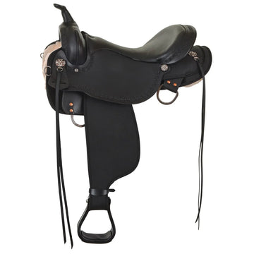 Circle Y High Horse 6914 Daisetta Cordura Trail Saddle, 16", Wide Fit