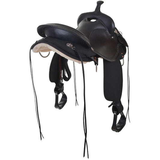 Circle Y High Horse 6914 Daisetta Cordura Trail Saddle, 16", Wide Fit