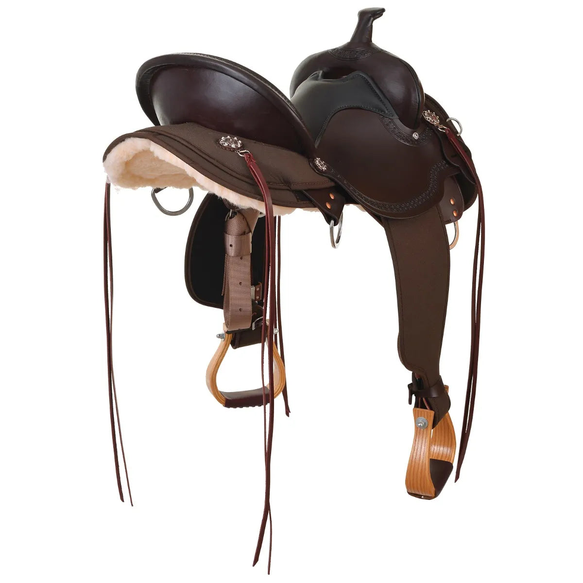 Circle Y Rosebud Cordura Trail-Diamond Saddle
