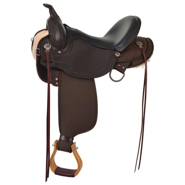 Circle Y Rosebud Cordura Trail-Diamond Saddle - Thumbnail 2