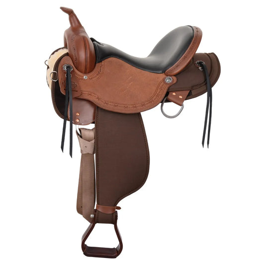 High Horse Iron Weed Cordura Trail Saddle, 16", Regular Fit