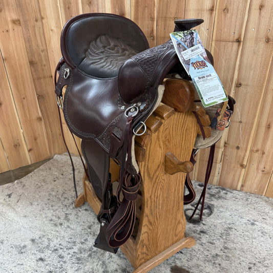 Tucker Big Bend Heritage Trail Saddle, 17.5" Seat (Demo)