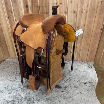 R Bar B Summit Series Roper Saddle, 14.5" Seat