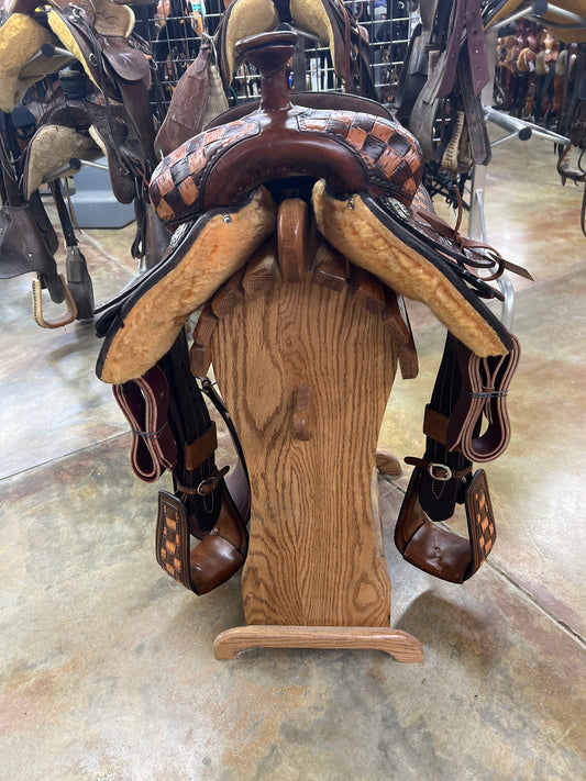 R Bar B Roper Saddle, 14" Seat