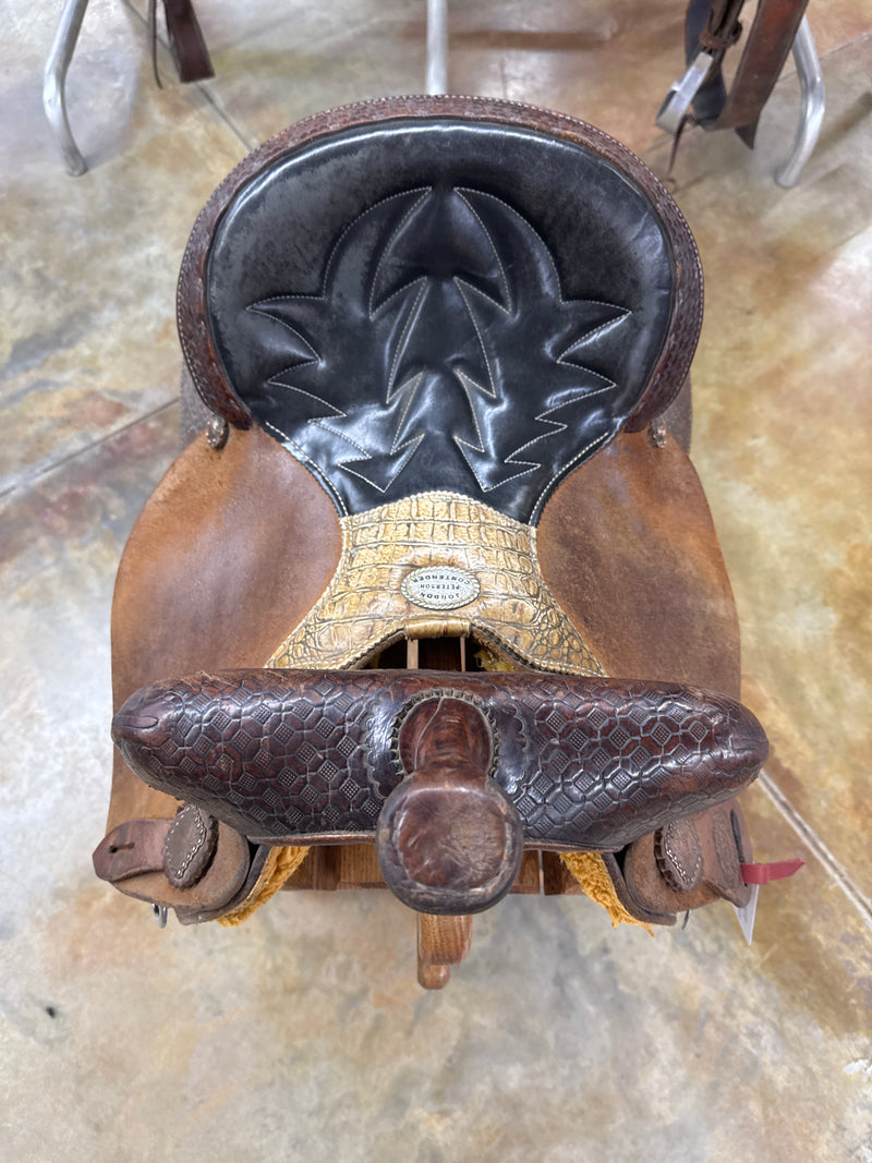 Used Shiloh Jordon Peterson Contender Barrel Saddle, 13"