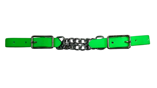 Berlin Custom Leather Double Chain Biothane Beta Curb Chain