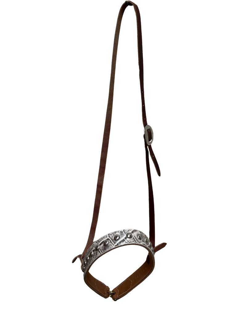 1" Faux Gator Noseband