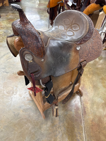 Used Ammerman Barrel Saddle, 14" Seat