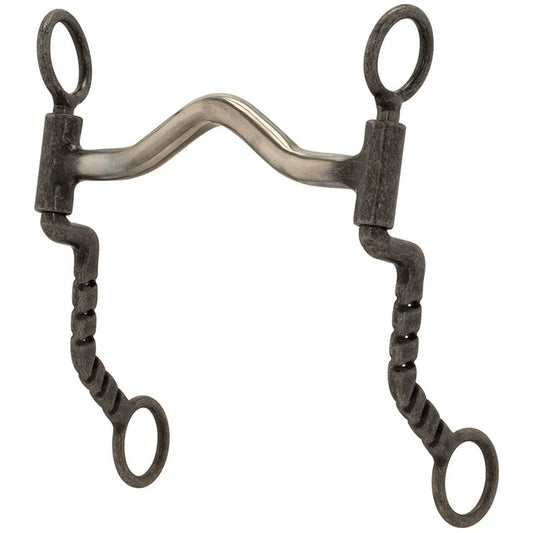 Weaver Ken McNabb Buffed Black Sweet Iron Medium Port Bit