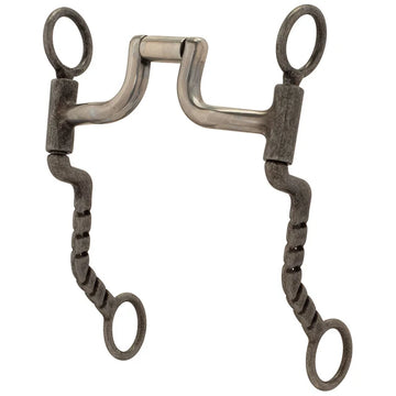 Weaver Ken McNabb Buffed Black Sweet Iron Square Port Mouth Bit