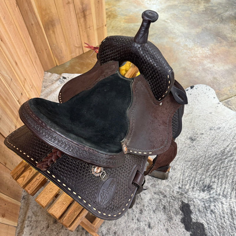 Used JHA Tack Barrel Saddle, 14.5" Seat