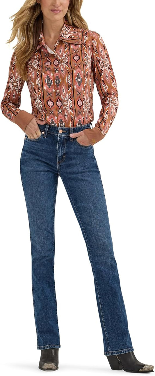 Wrangler X Lainey Wilson Boot Hugger High Rise Jeans