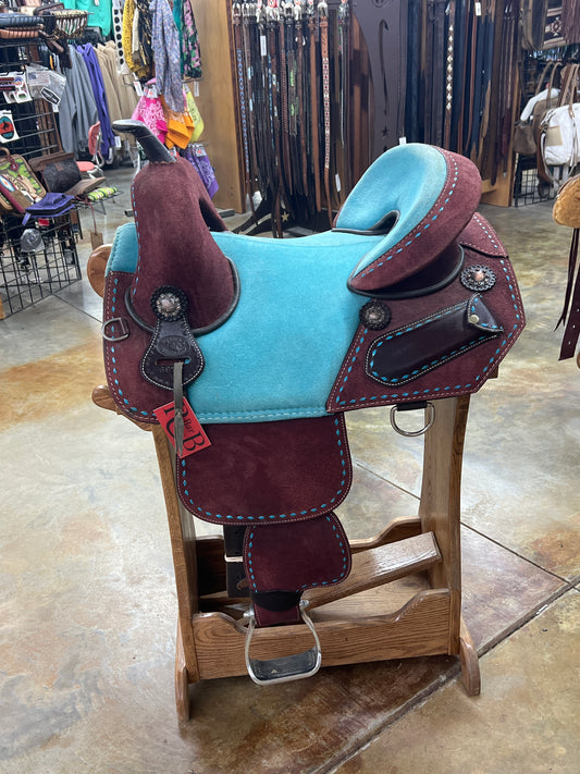 Used Double T Treeless Saddle, 15" Seat