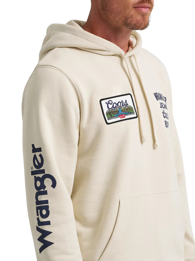 Wrangler X Antique White Coors Hoodie