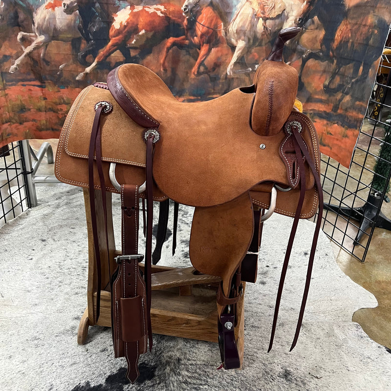 R Bar B Summit Series Cutting Saddle, 15" Seat